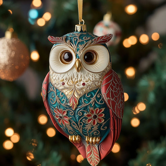 Majestic Owl CP2611092CL Christmas Ornament