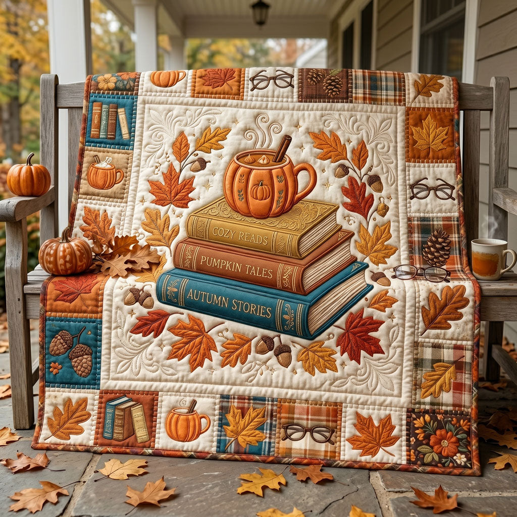 Autumn Stories And Pumpkin Sips WN2006005CL Quilt