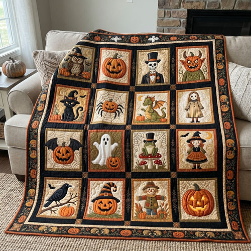 Spooky Autumn Friends WN0705026CL Quilt