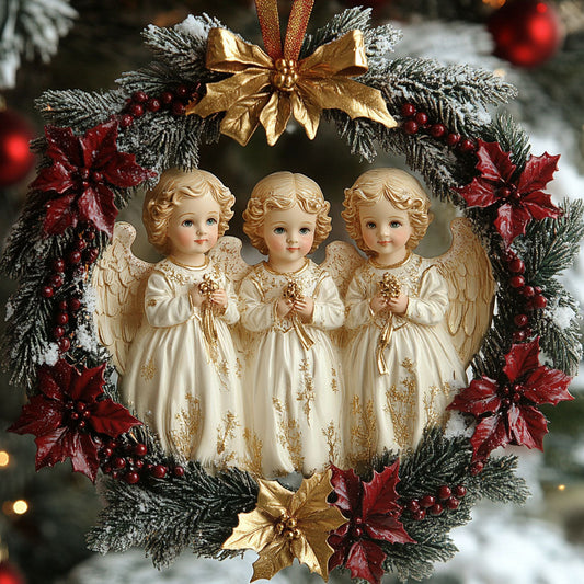 Angel Pray CW2411055CL Christmas Ornament
