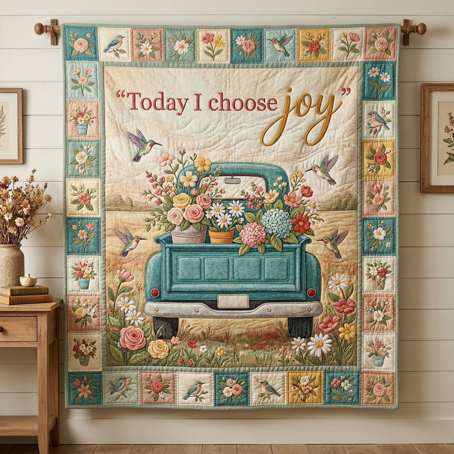 Today I Choose Joy XR0604026CL Quilt