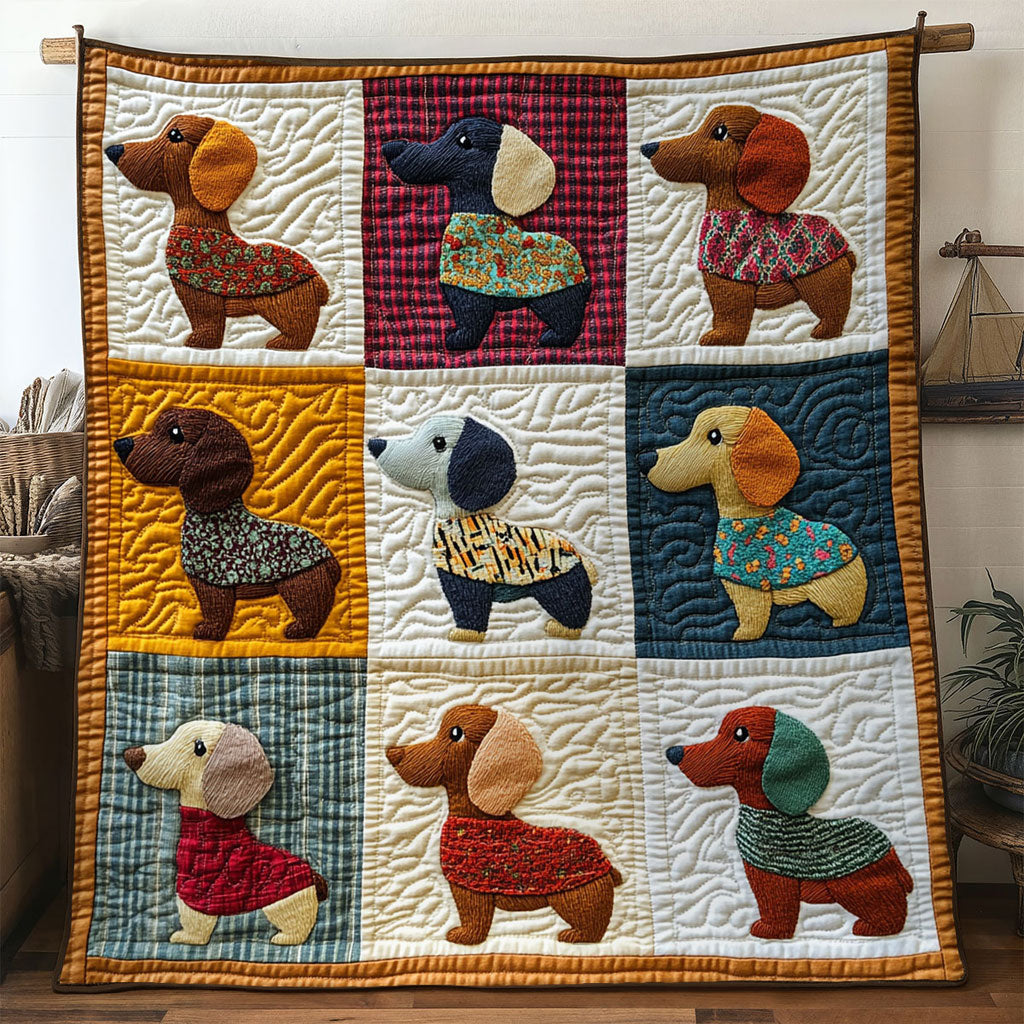 Charming Dachshund WN0601008CL Quilt