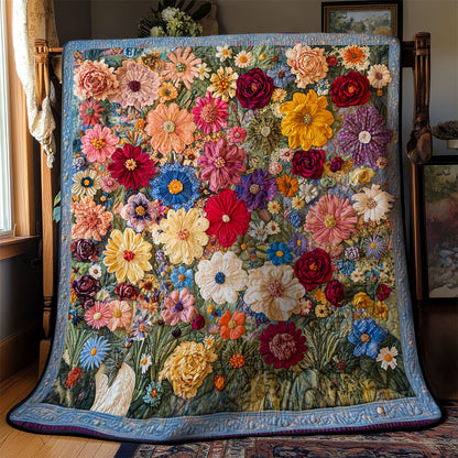 Garden Flower WN0703018CL Quilt