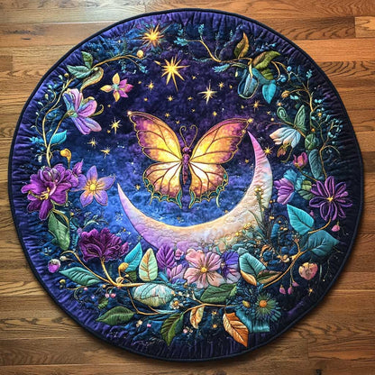 Celestial Butterfly WN2504015CL Quilted Round Mat