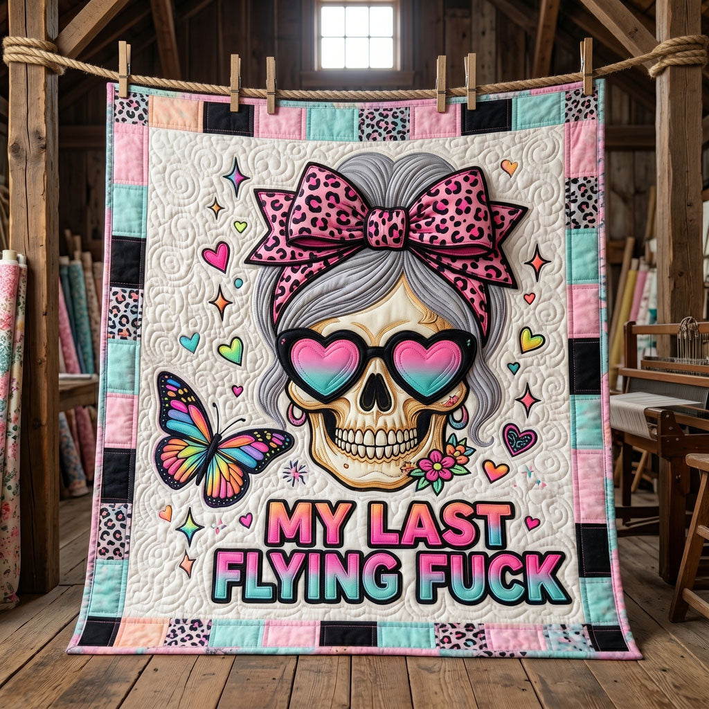 Savage Butterfly Skull WN1704014CL Quilt