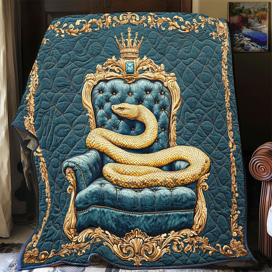 Golden Snake Throne WP2001010CL Quilt