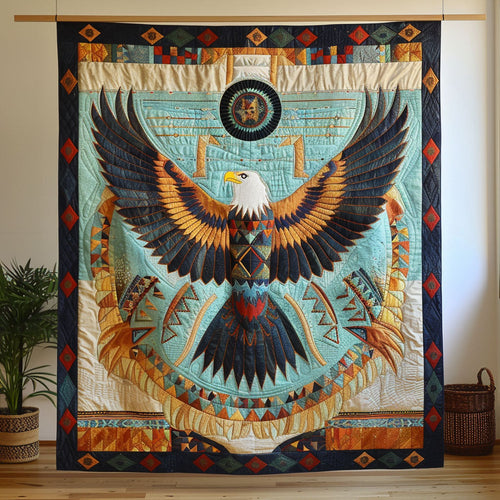 Native Bald Eagle CW0901064CL Quilt