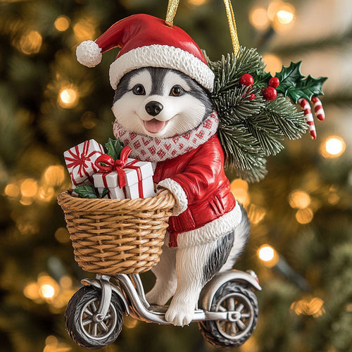 Gift Husky CP2411128CL Christmas Ornament
