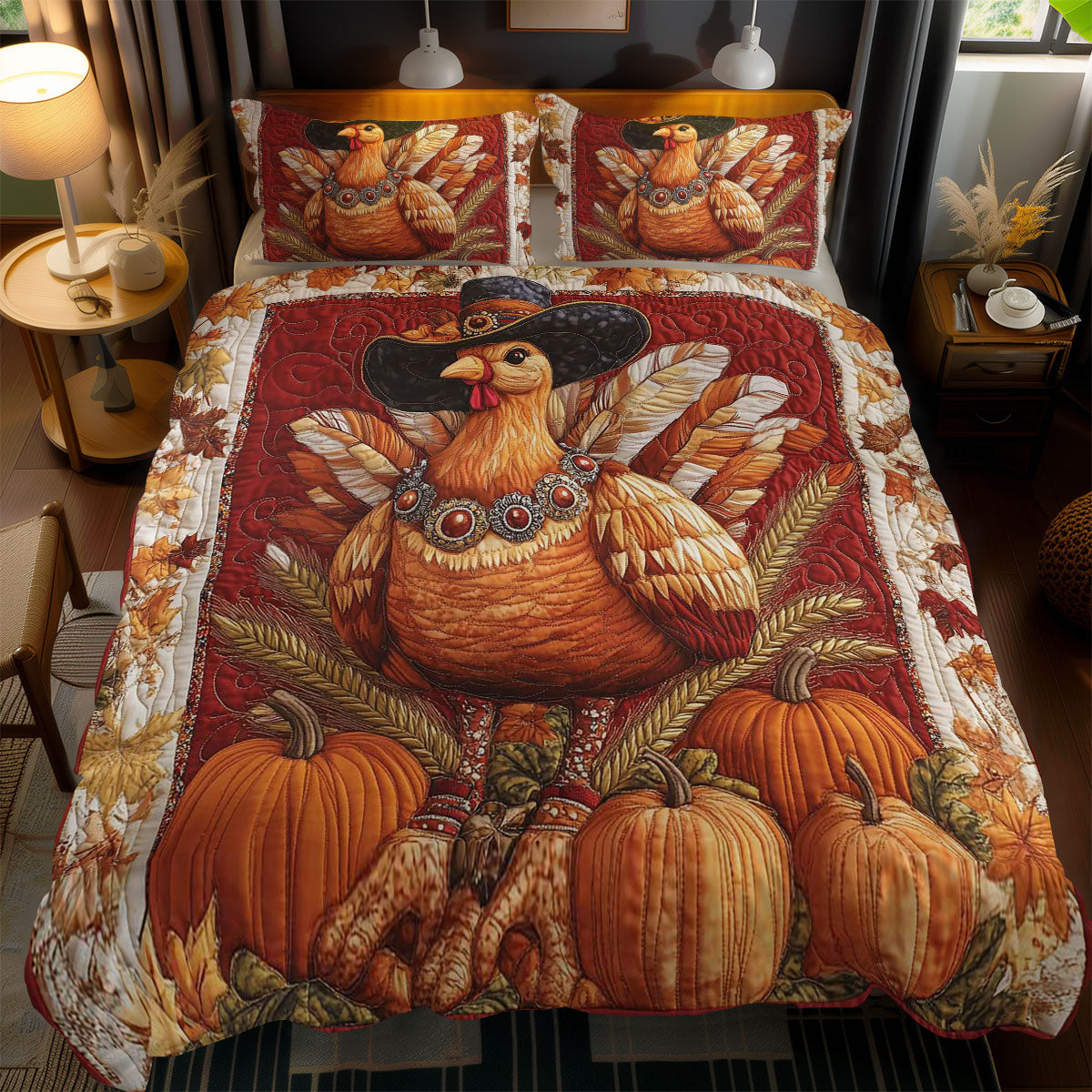 Turkey Harvest Glow WN0801107CL Duvet Cover Set