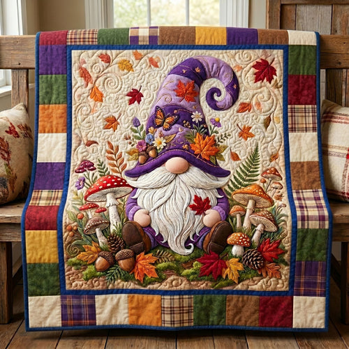 Enchanted Autumn Gnome WN2506008CL Quilt