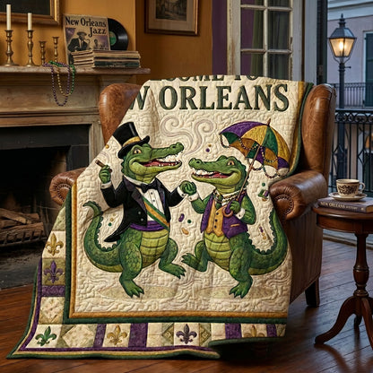 New Orleans Gator Parade WN1504014CL Quilt