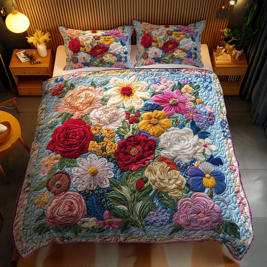 Radiant Flower WN0803114CL Duvet Cover Set