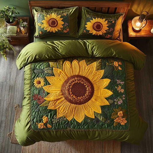 Blooming Sunflower Delight WN2001005CL Duvet Cover Set