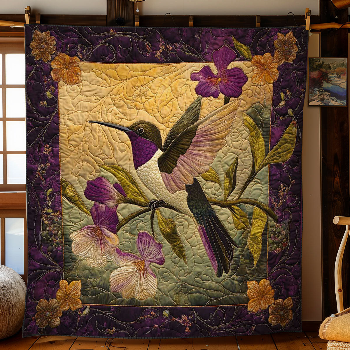 Hummingbird Elegance WN0801056CL Quilt