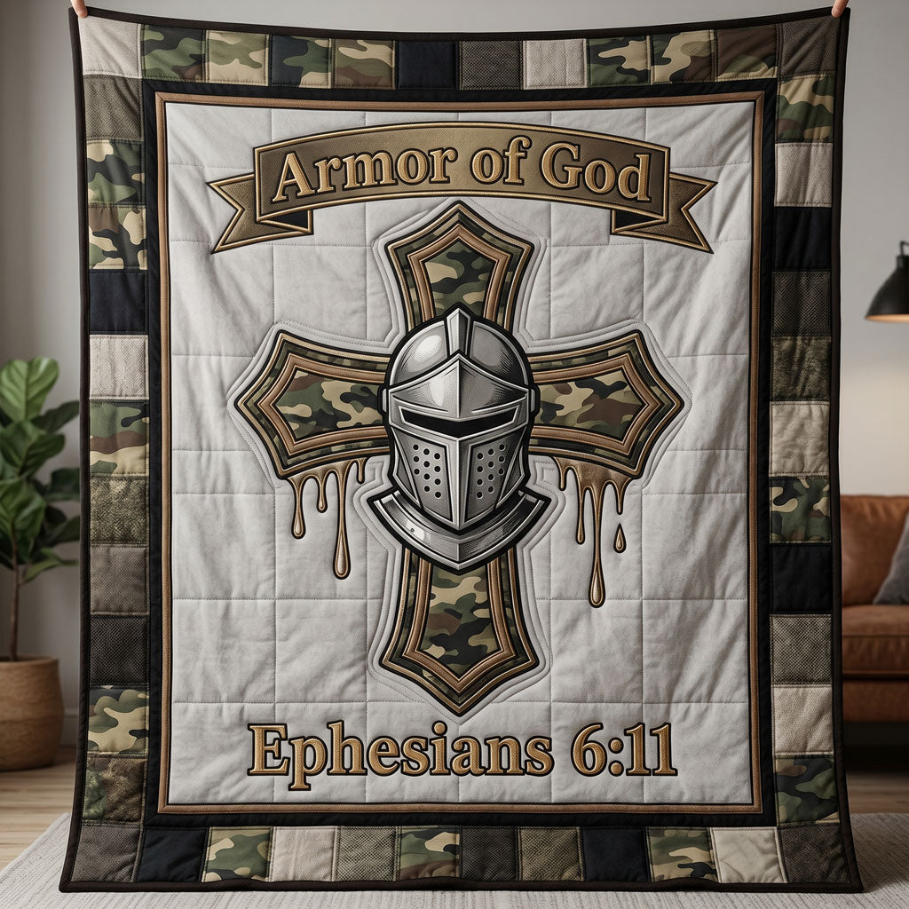 Faith Warrior Cross WN0505015CL Quilt