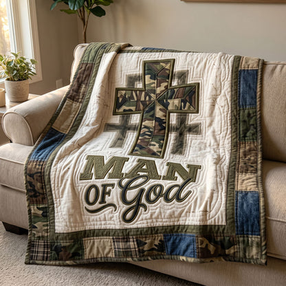 Camo Man Of God WN2104007CL Quilt