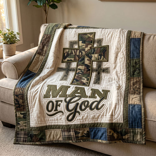 Camo Man Of God WN2104007CL Quilt