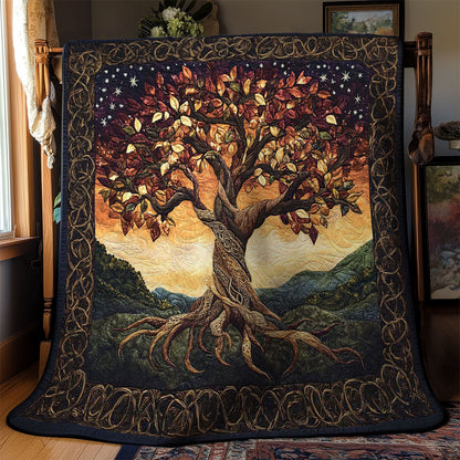 Braided Roots Tree Of Life WN0301031CL Quilt