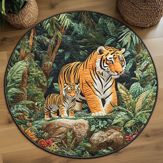Fierce and Gentle WJ1905036CL Quilted Round Mat