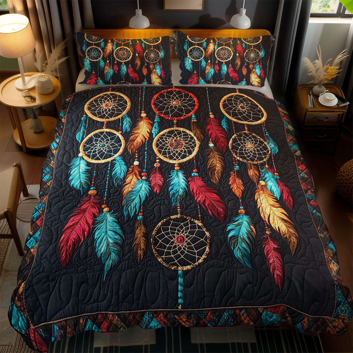 Golden Dreamcatcher WN0802066CL Duvet Cover Set