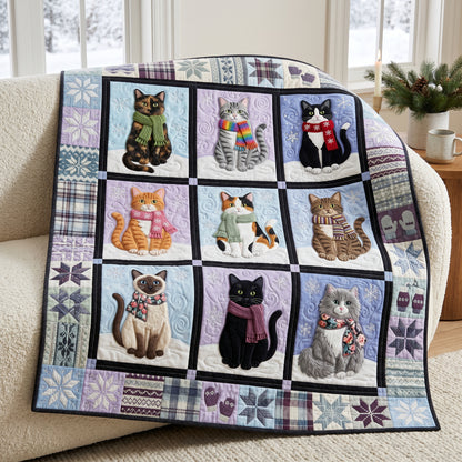 Cozy Cats XR1805008CL Quilt