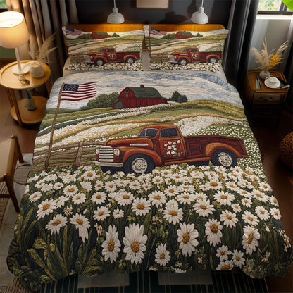 Rustic Red Truck WN0703109CL Duvet Cover Set