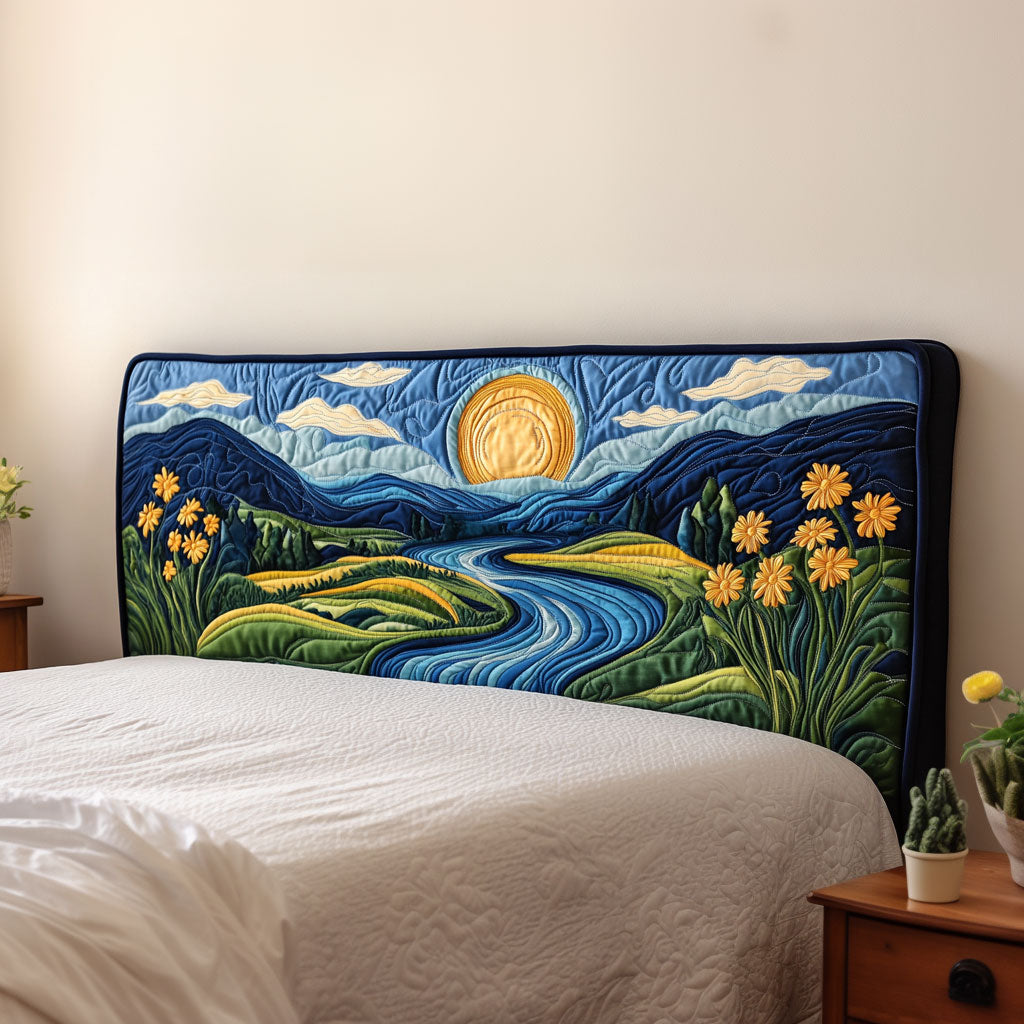 River Dream KL0601024CL Quilted Headboard Slipcover