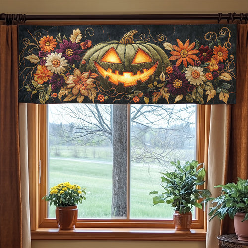 Halloween Midnight WN2307026CL Quilted Valance