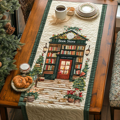 Book Store WJ1005026CL Quilted Table Runner