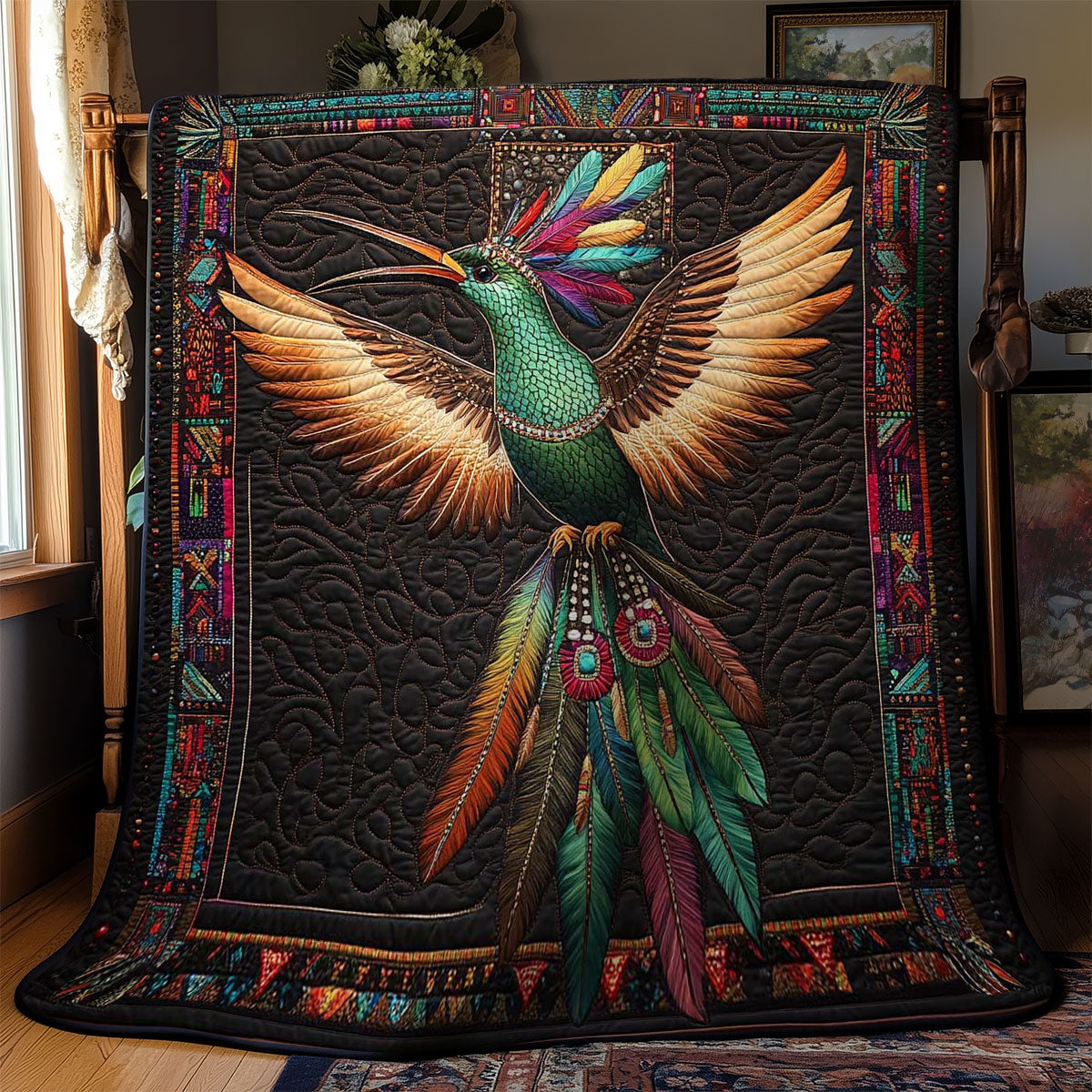 Eagle Hummingbird WN0302026CL Quilt