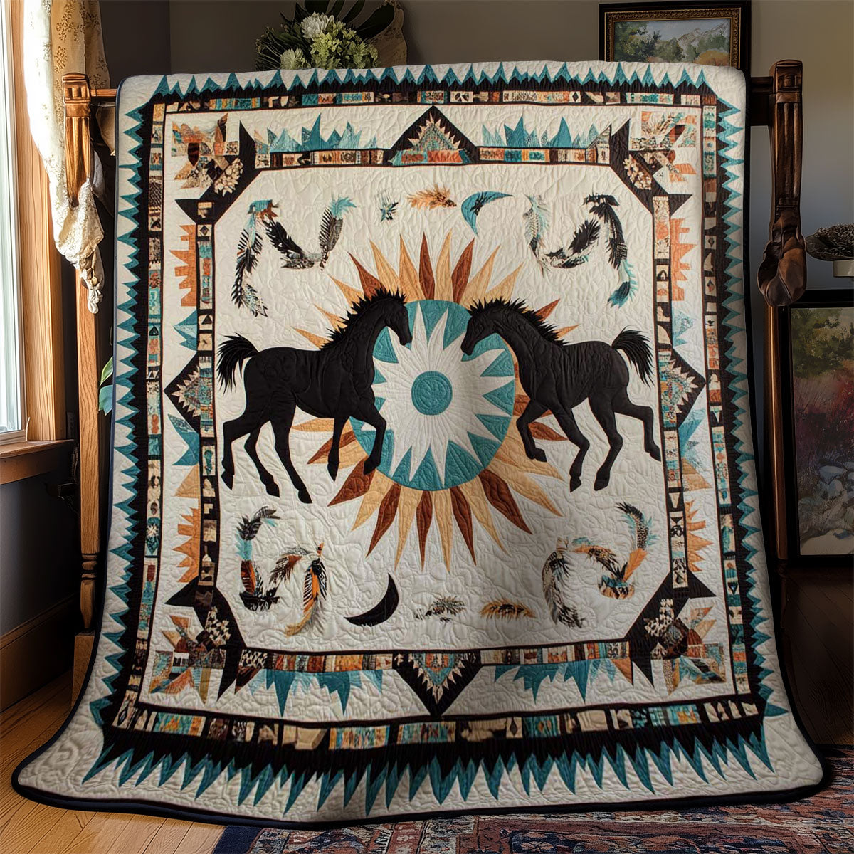 Sacred Horse WN1102026CL Quilt