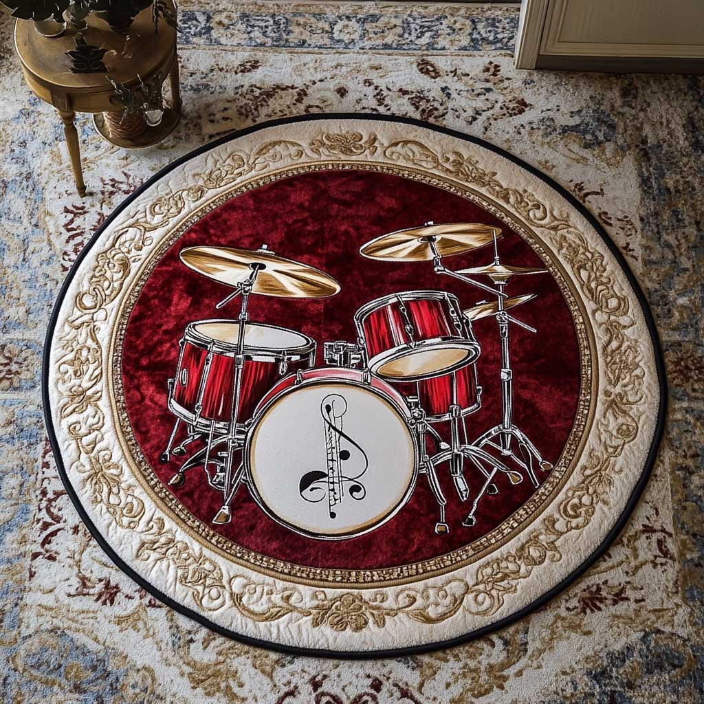 Drum Kit Storm WN2205038CL Quilted Round Mat