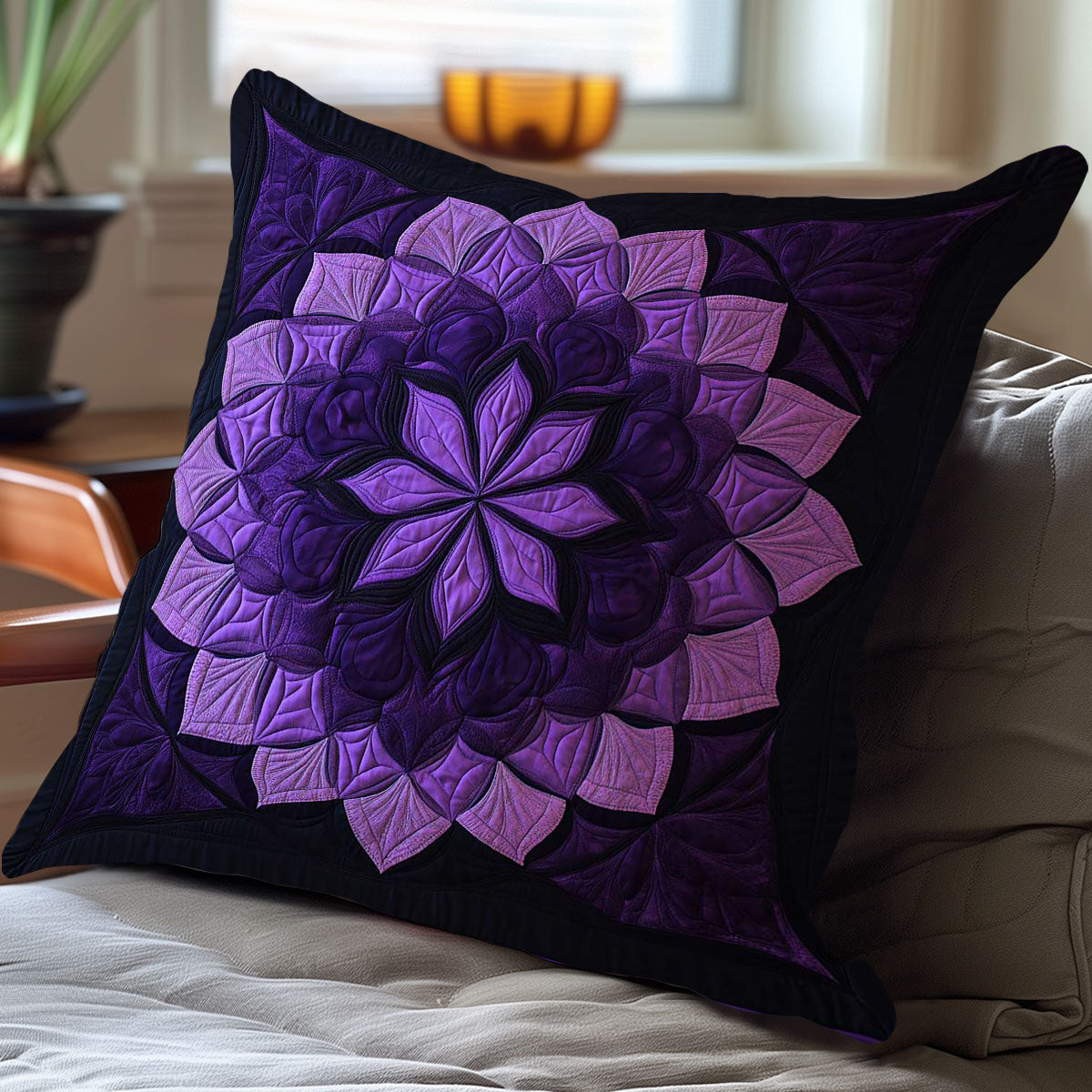 Enchanted Flower WN0802100CL Quilt Pillow Case