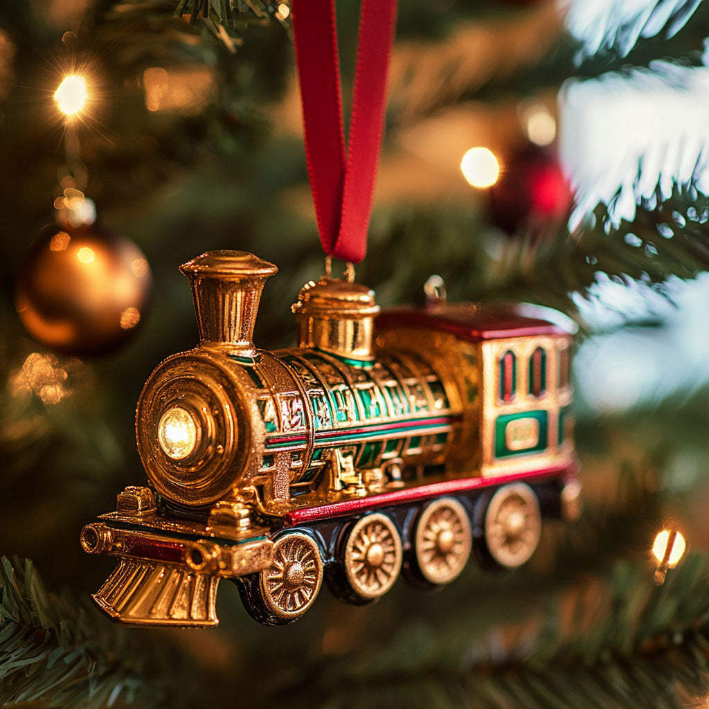 Holiday Train CW1110031CL Christmas Ornament
