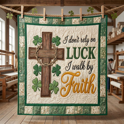 Faith Over Luck WN1704008CL Quilt