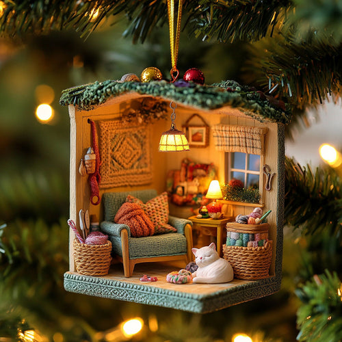 Knitting Cabin CP2611125CL Christmas Ornament