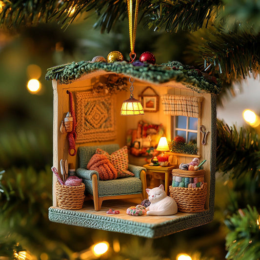 Knitting Cabin CP2611125CL Christmas Ornament