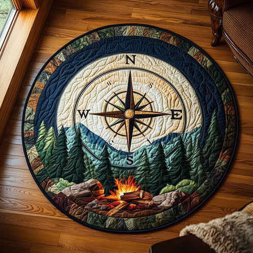 Timeless Wayfinder KL2412043CL Quilted Round Mat