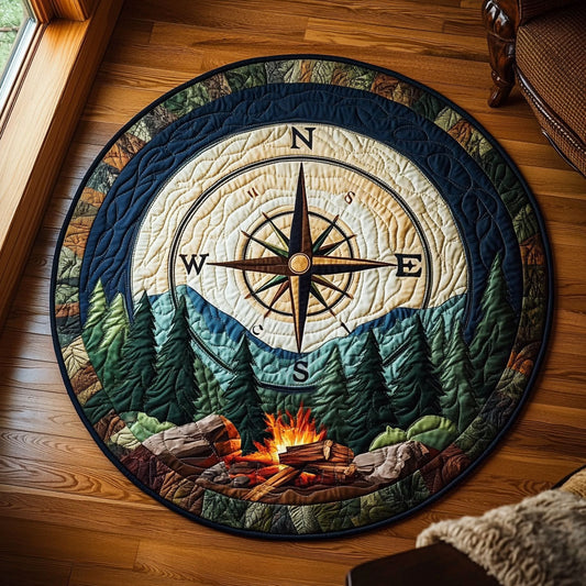 Timeless Wayfinder KL2412043CL Quilted Round Mat
