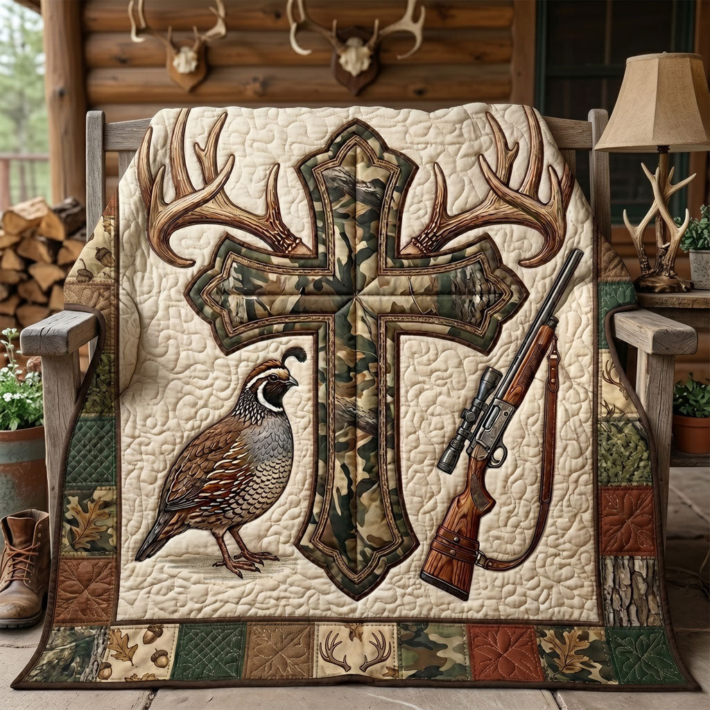 Camo Cross Quail Hunting WN0805005CL Quilt