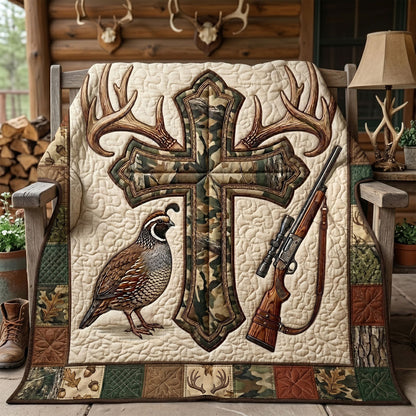 Camo Cross Quail Hunting WN0805005CL Quilt