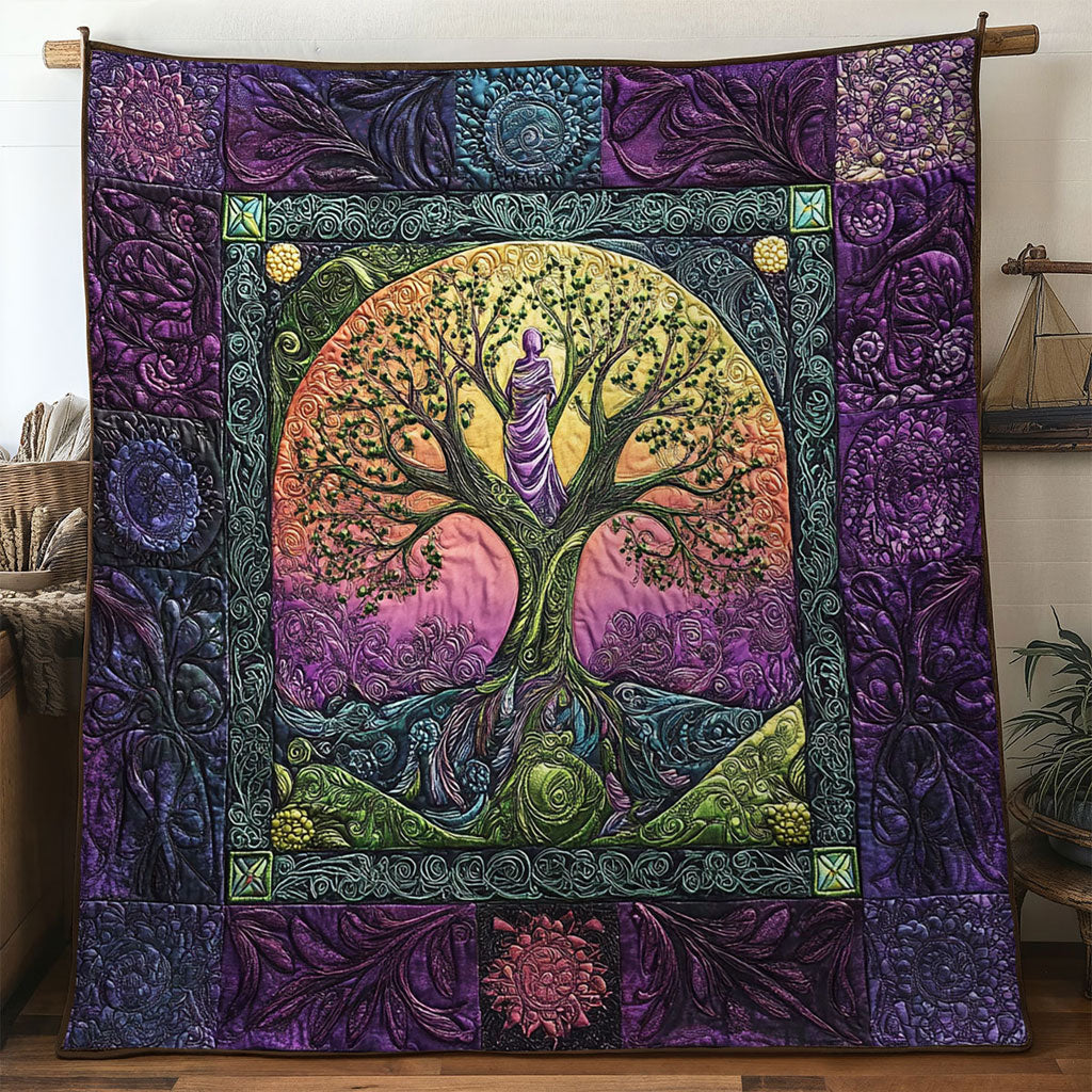 Spirit Bloom Tree Of Life WN1001041CL Quilt