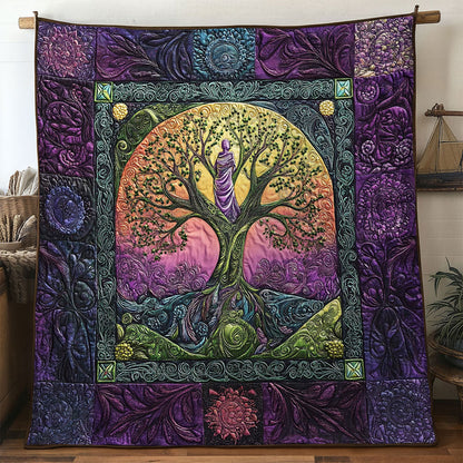 Spirit Bloom Tree Of Life WN1001041CL Quilt
