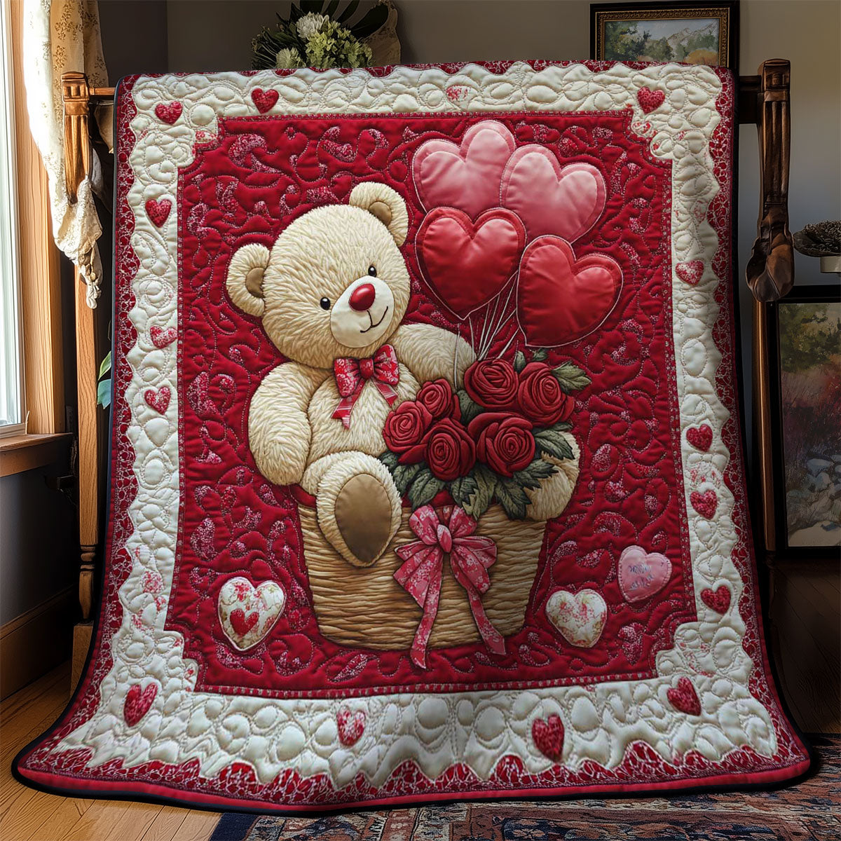 Sweetheart Bear WN0801021CL Quilt