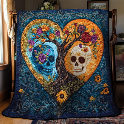 Golden Skull WN0702039CL Quilt