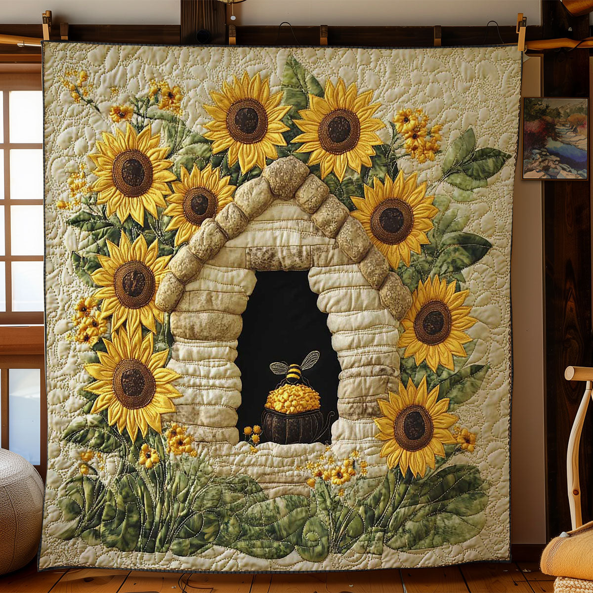 Sweet Beehive WN2503138CL Quilt