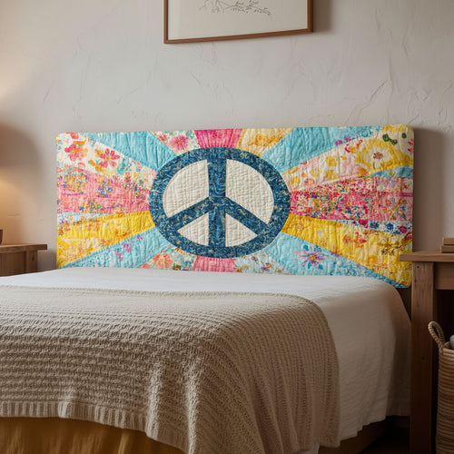 Floral Peace CW1212017CL Quilted Headboard Slipcover