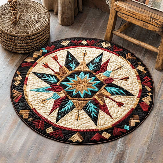 Native American Spirit WN1903078CL Quilted Round Mat