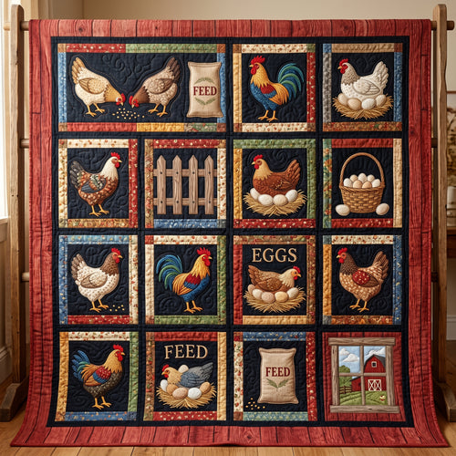 Chicken Farm XR1704021CL Quilt