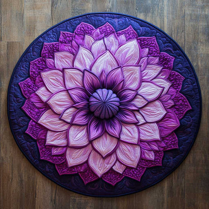 Timeless Dahlia WN2904103CL Quilted Round Mat